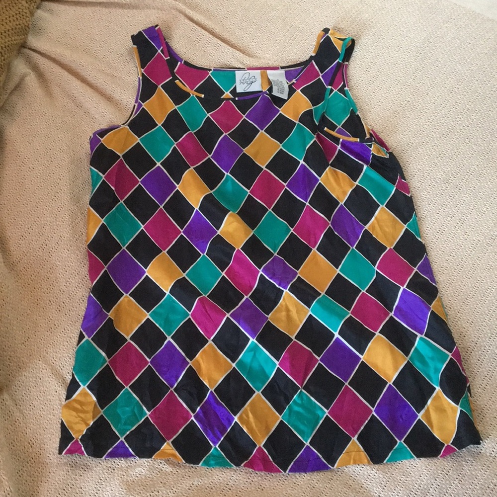 Vintage 1990s Silk Tank